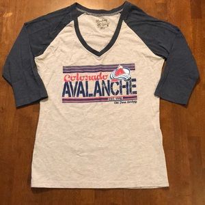 Colorado Avalanche baseball Tee